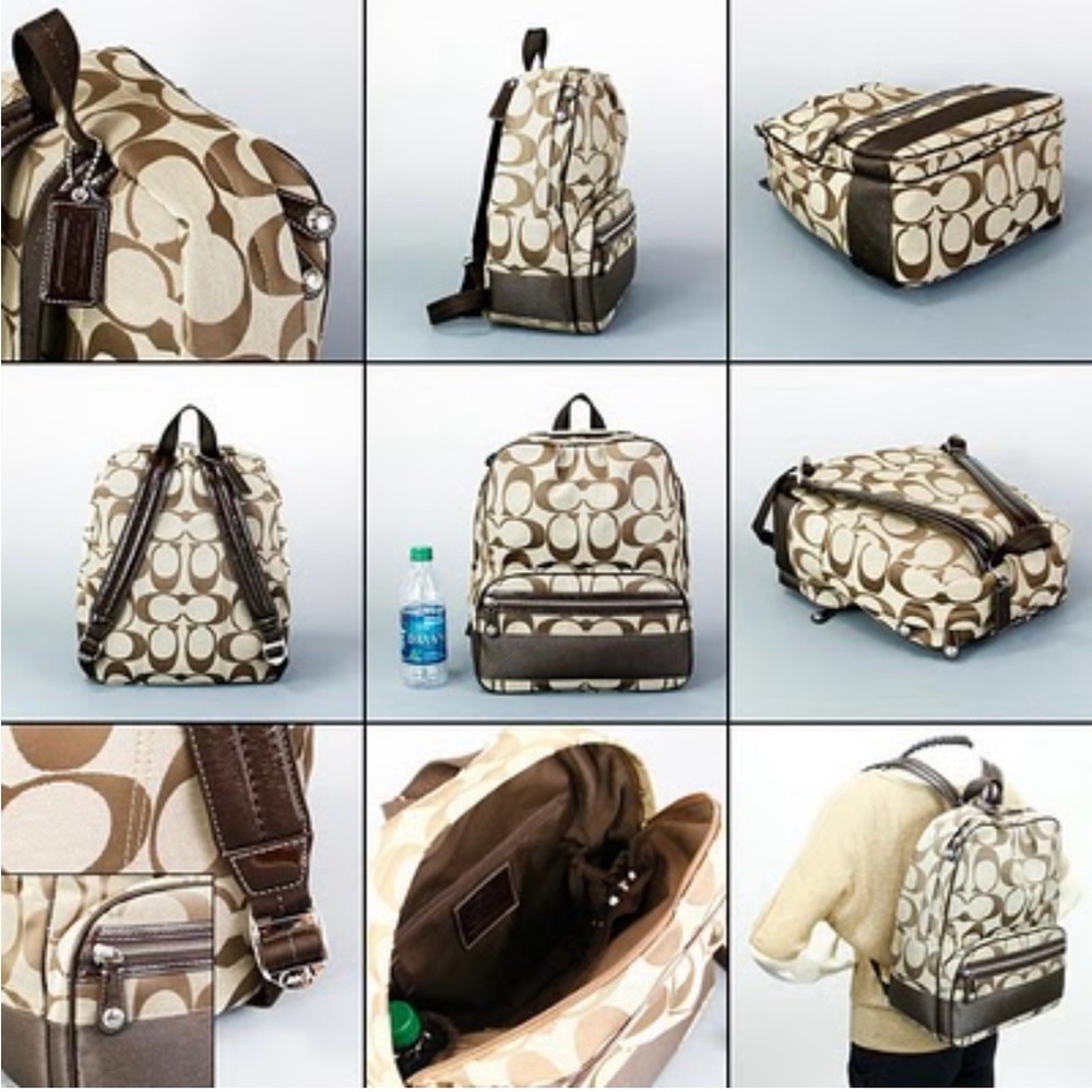 Coach Signature Backpack - Picture 4 of 4